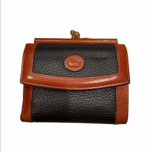 Genuine Dooney & Bourke Leather Coin Purse Wallet